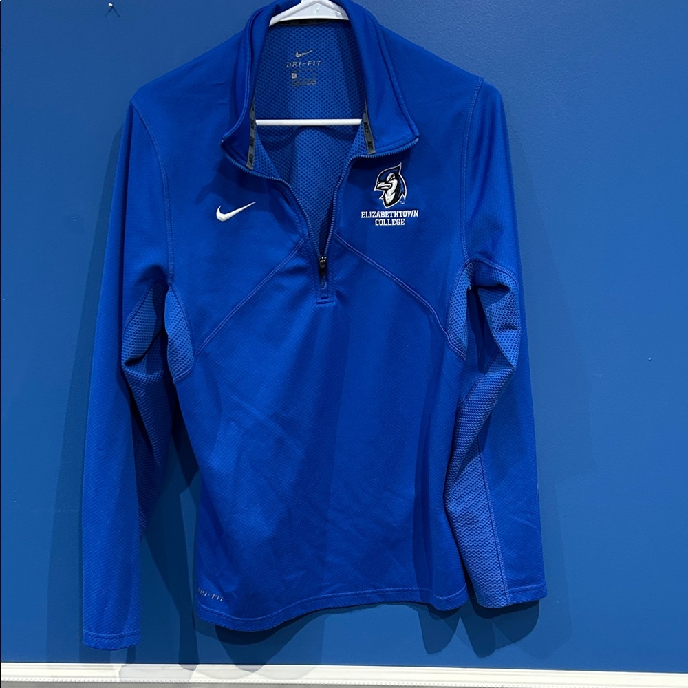 Nike Elizabethtown college Royal Blue Quarter-Zip Pullover